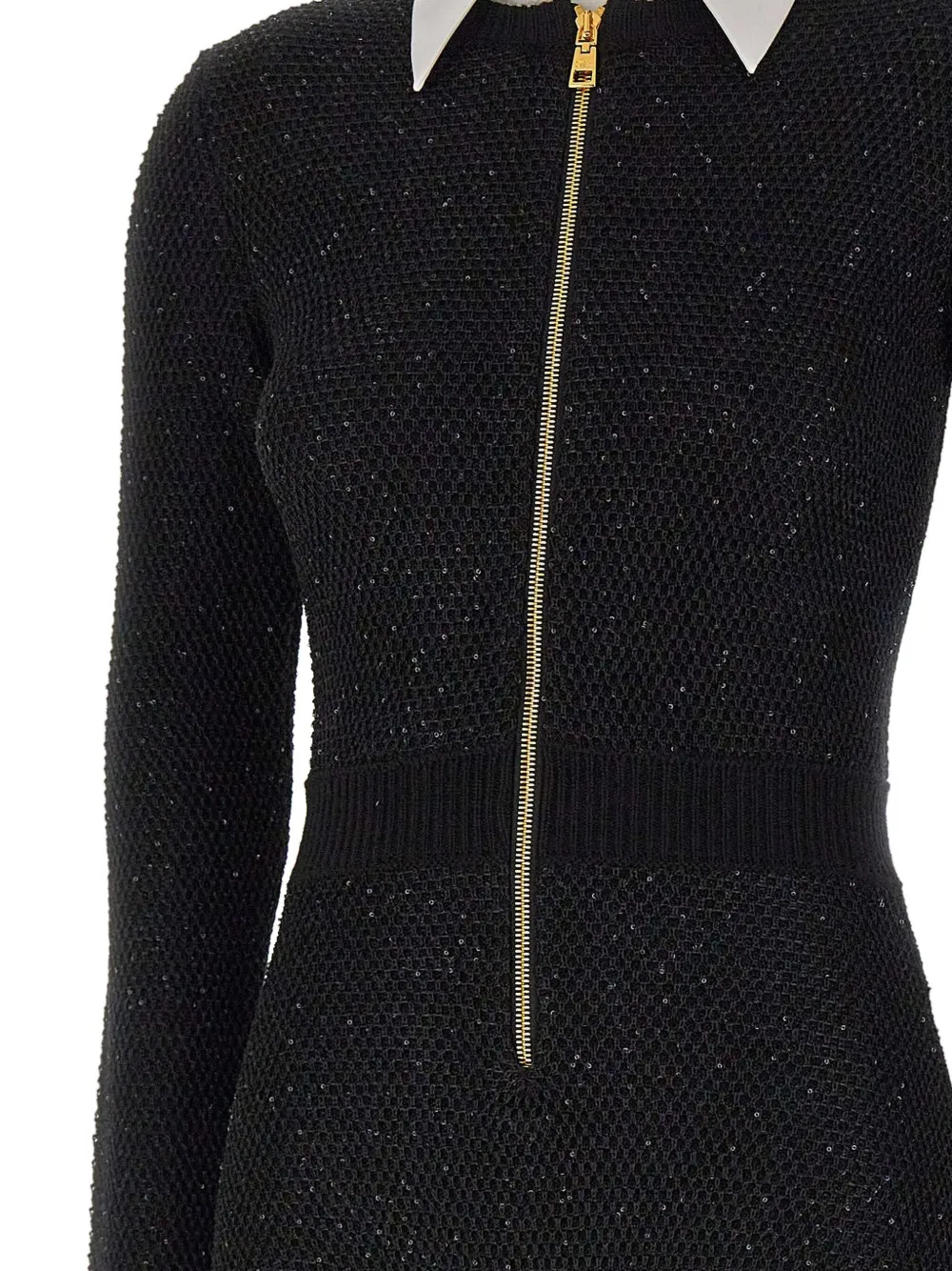 Elisabetta Franchi Blouse verfraaid met pailletten Zwart