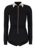 Elisabetta Franchi sequin-embellished playsuit - Black
