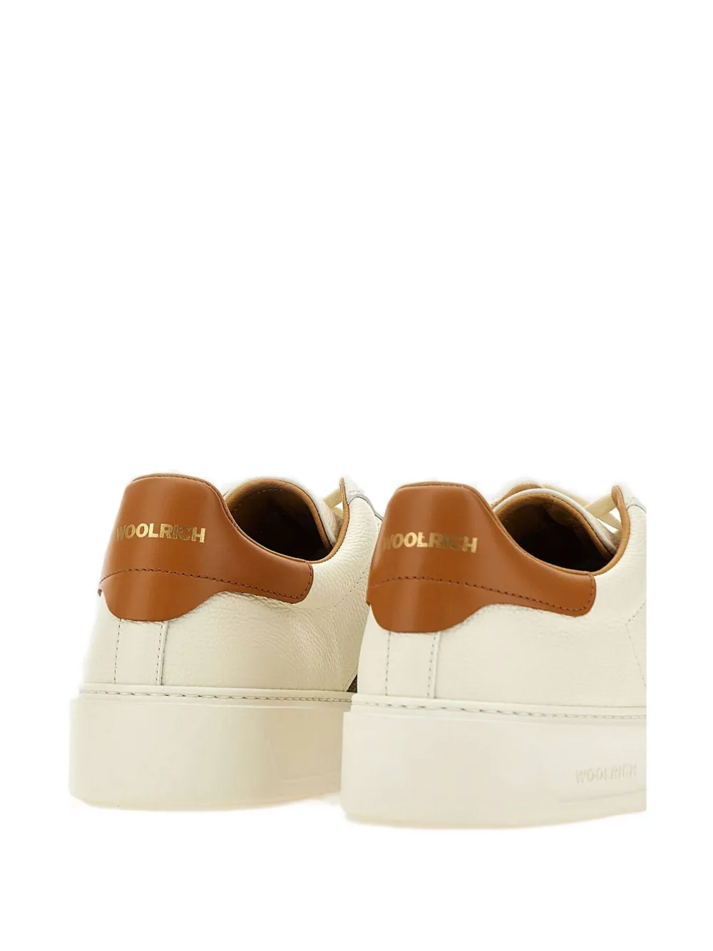 Woolrich Classic Court Blubber Sneakers In White