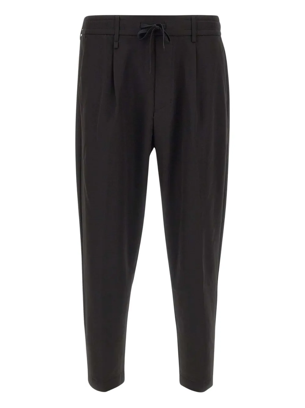 BOSS drawstring pleated trousers | Black | Image 1