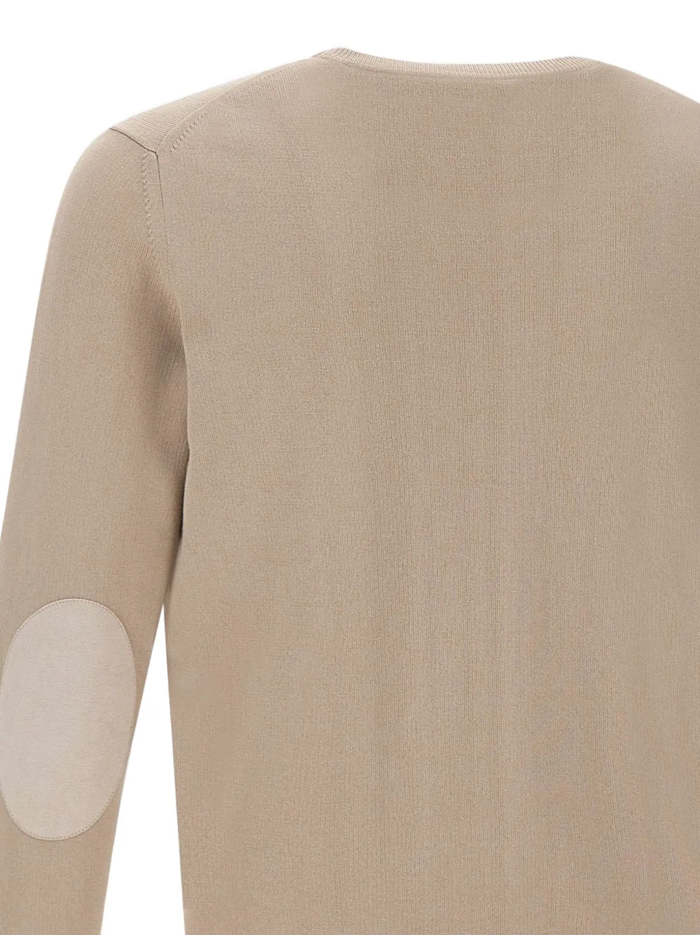 Kangra Cashmere Elbow-patch Sweater In Neutral
