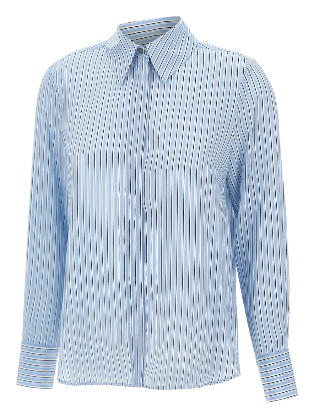Max Mara Nola striped-pattern button shirt | Blue | Image 1