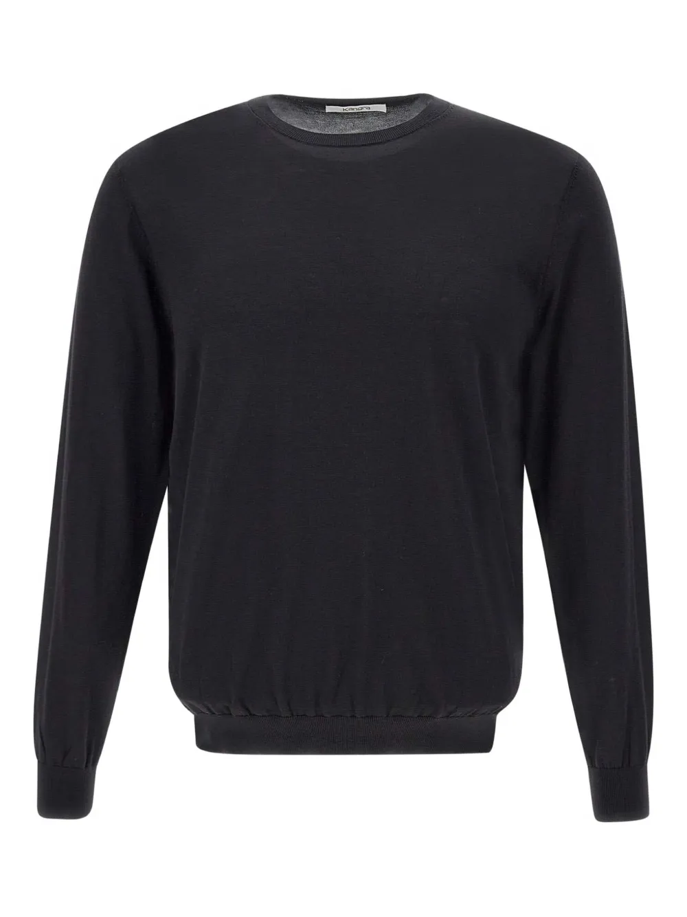 Kangra long-sleeved crew-neck sweater | Black | Image 1
