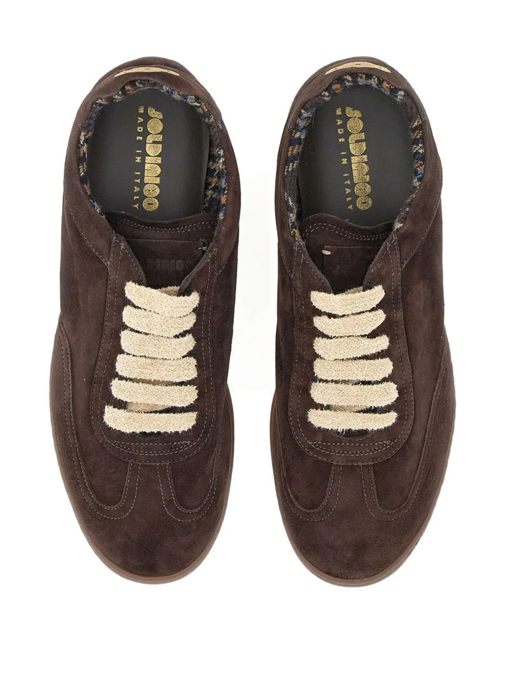 Soldini80 Akira Amalfi Suede Sneakers In Animal Print