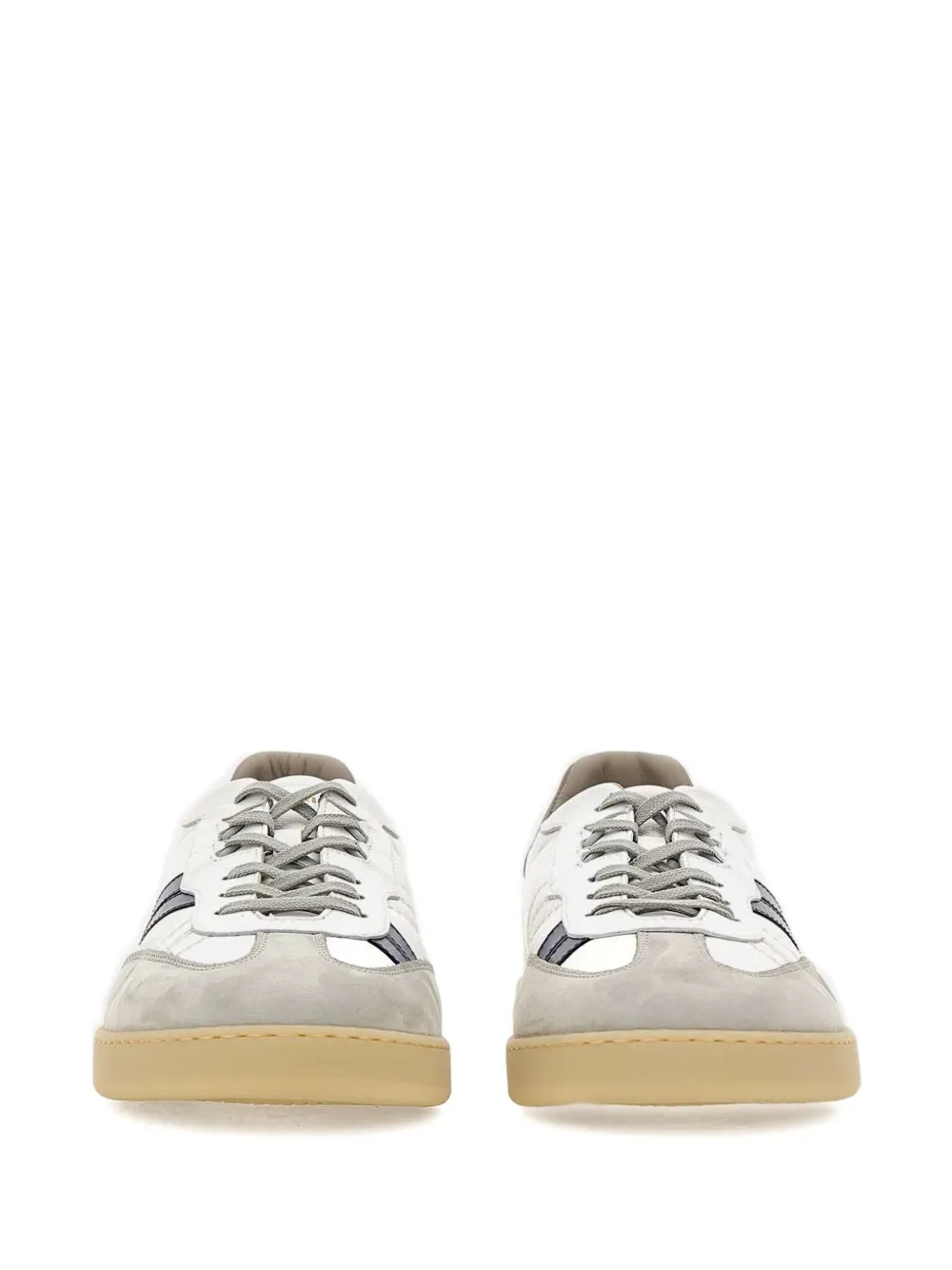 Woolrich Doubleu Leather Sneakers In White