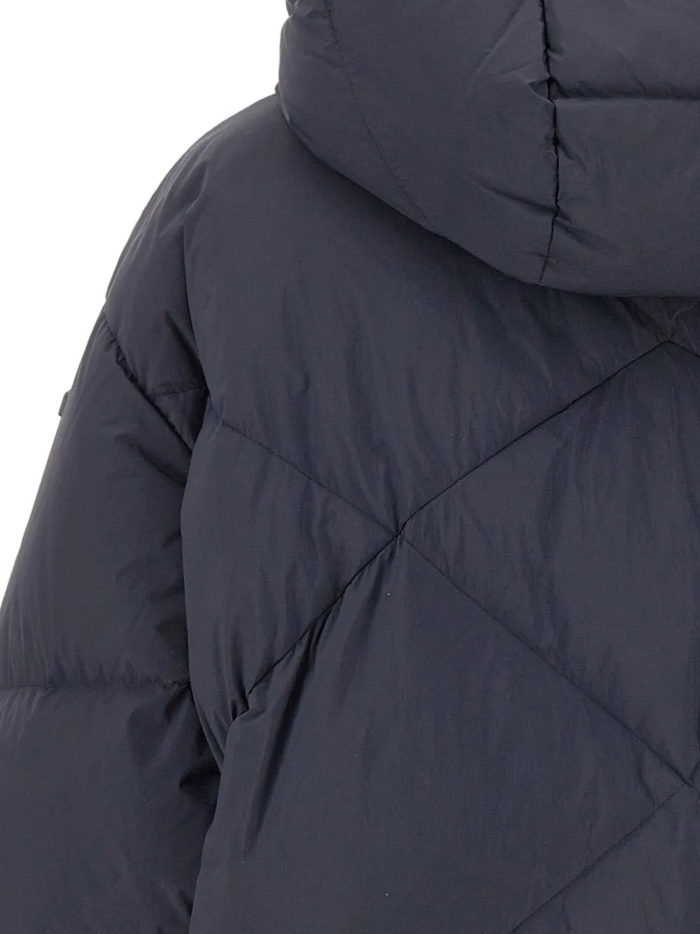 Duno Peggie Quilted Hooded Jacket In Blue