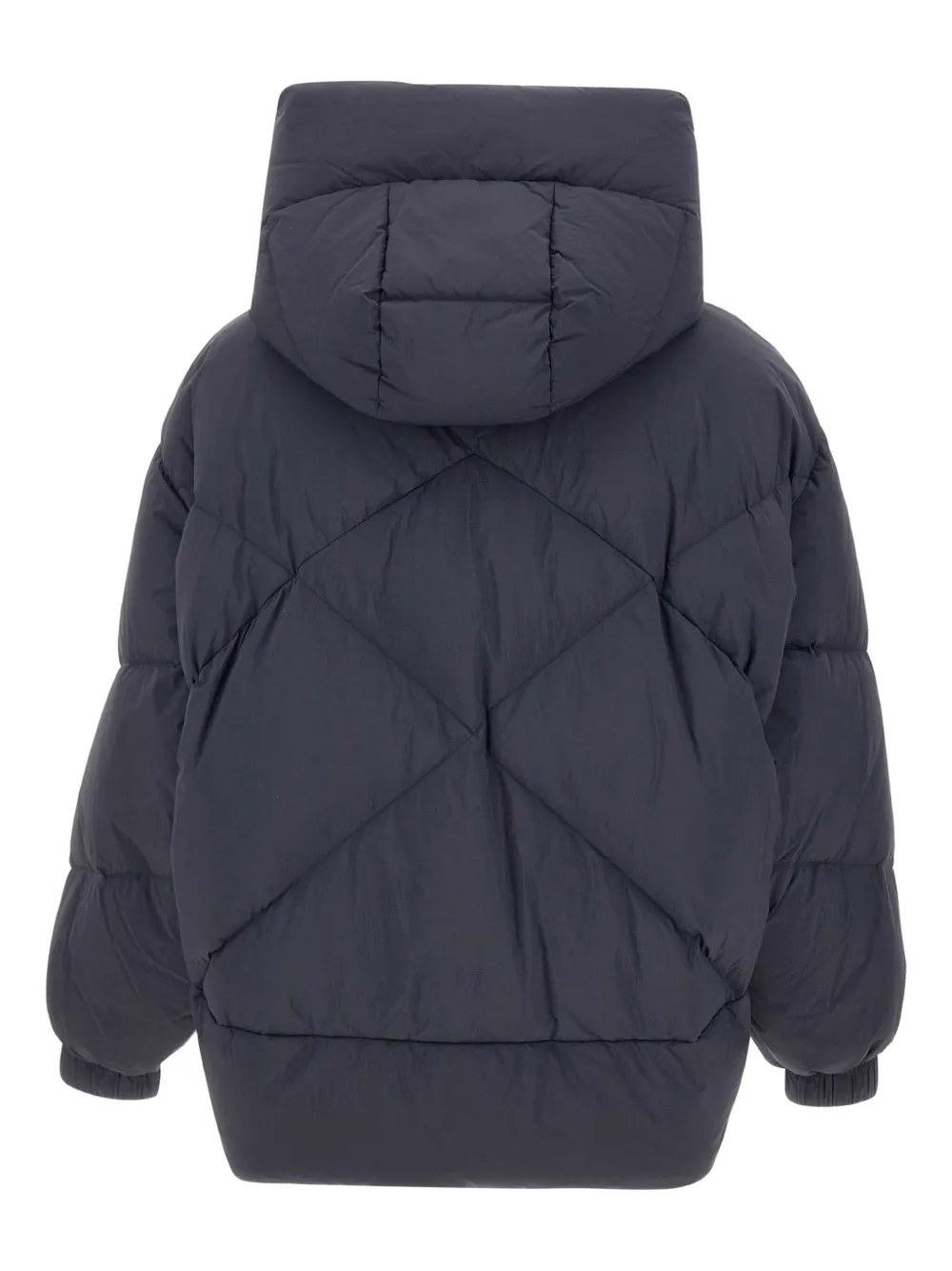 Duno Peggie Quilted Hooded Jacket In Blue
