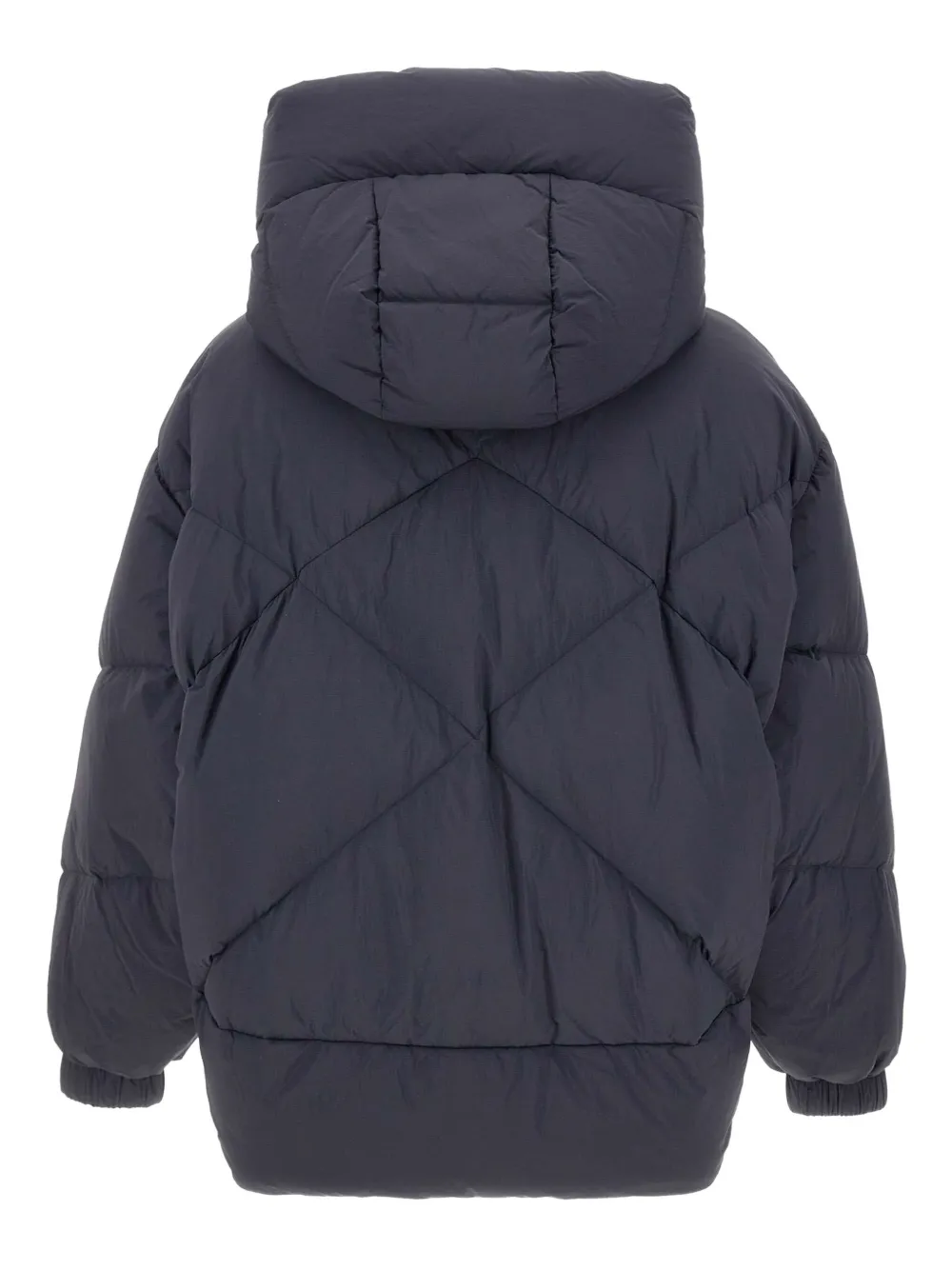 Duno Peggie Quilted Hooded Jacket In Blue