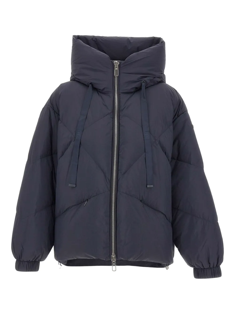 Duno Peggie Quilted Hooded Jacket In Blue