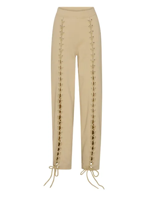 ROTATE BIRGER CHRISTENSEN lace-up track pants