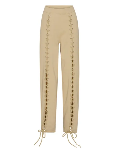 ROTATE BIRGER CHRISTENSEN lace-up track pants