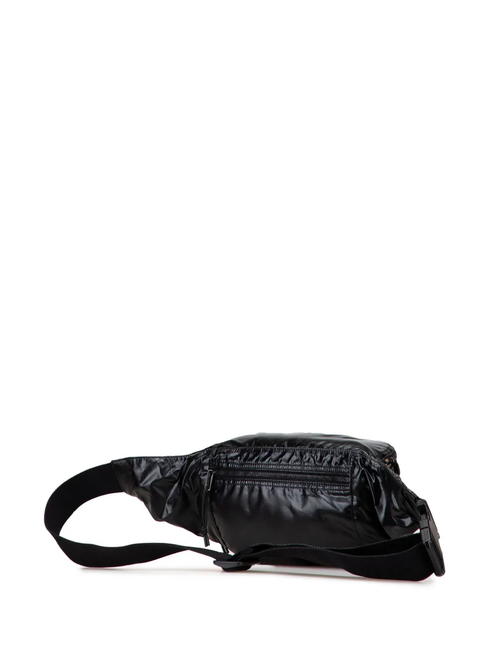 Pre-owned Saint Laurent 2021 Nylon Nuxx Belt Bag In Black