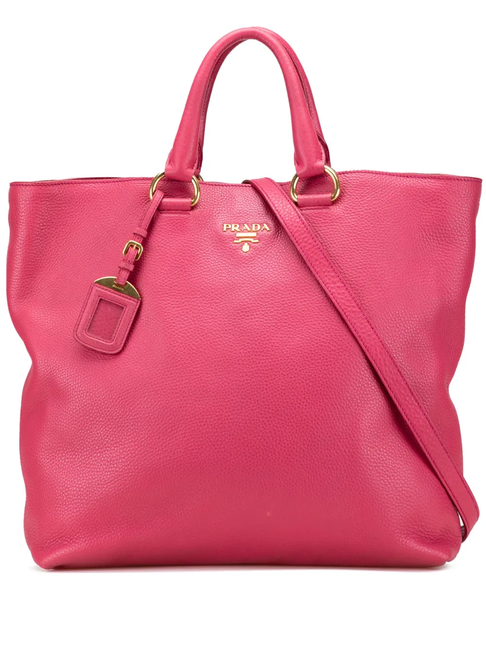 Prada Pre-Owned 2013-2025 Vitello Daino Open Convertible Tote satchel Prada Pre-Owned 2013-2025 Vitello Daino Open Convertible Tote satchel