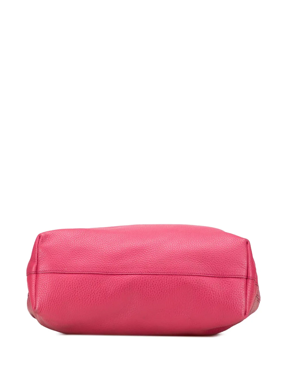 Pre-owned Prada 2013-2025 Vitello Daino Open Convertible Tote Satchel In Pink