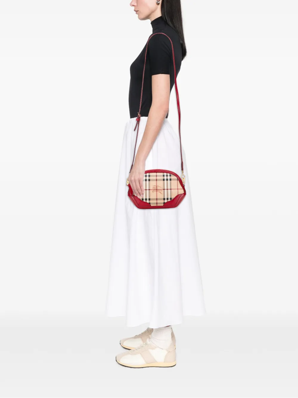 Burberry Pre-Owned 2000-2017 Haymarket Check Coated Canvas crossbody bag | Pre-Owned | Image 2