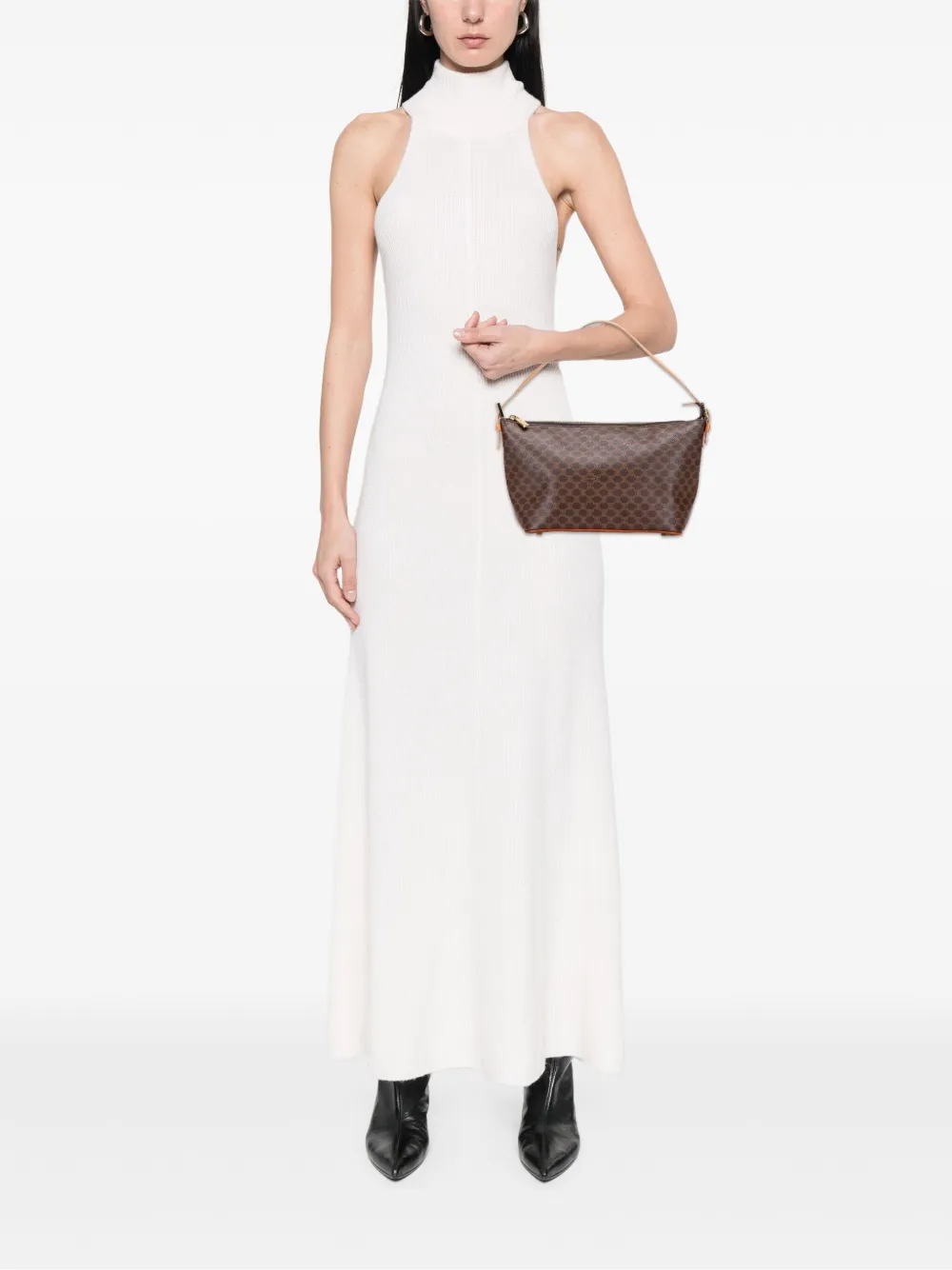 Celine Pre-Owned 2000 Macadam Coated Canvas shoulder bag | Pre-Owned | Image 2