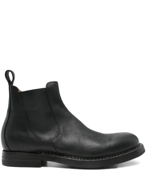 Silvano Sassetti leather Chelsea boots