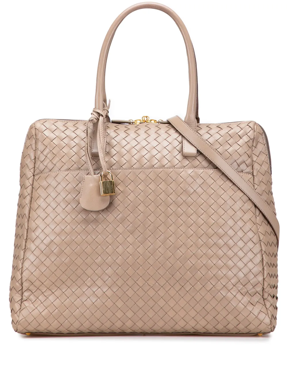 Bottega Veneta Pre-Owned 20th Century Nappa Intrecciato Top Handle Bottega Veneta Pre-Owned 20th Century Nappa Intrecciato Top Handle