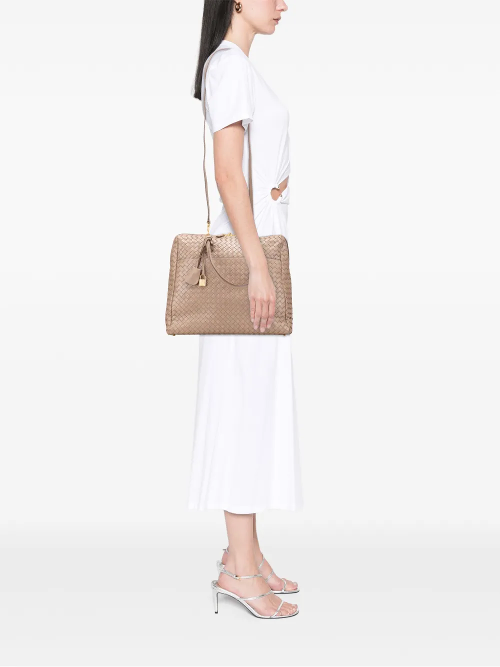Bottega Veneta Pre-Owned 20th Century Nappa Intrecciato Top Handle satchel | Pre-Owned | Image 2