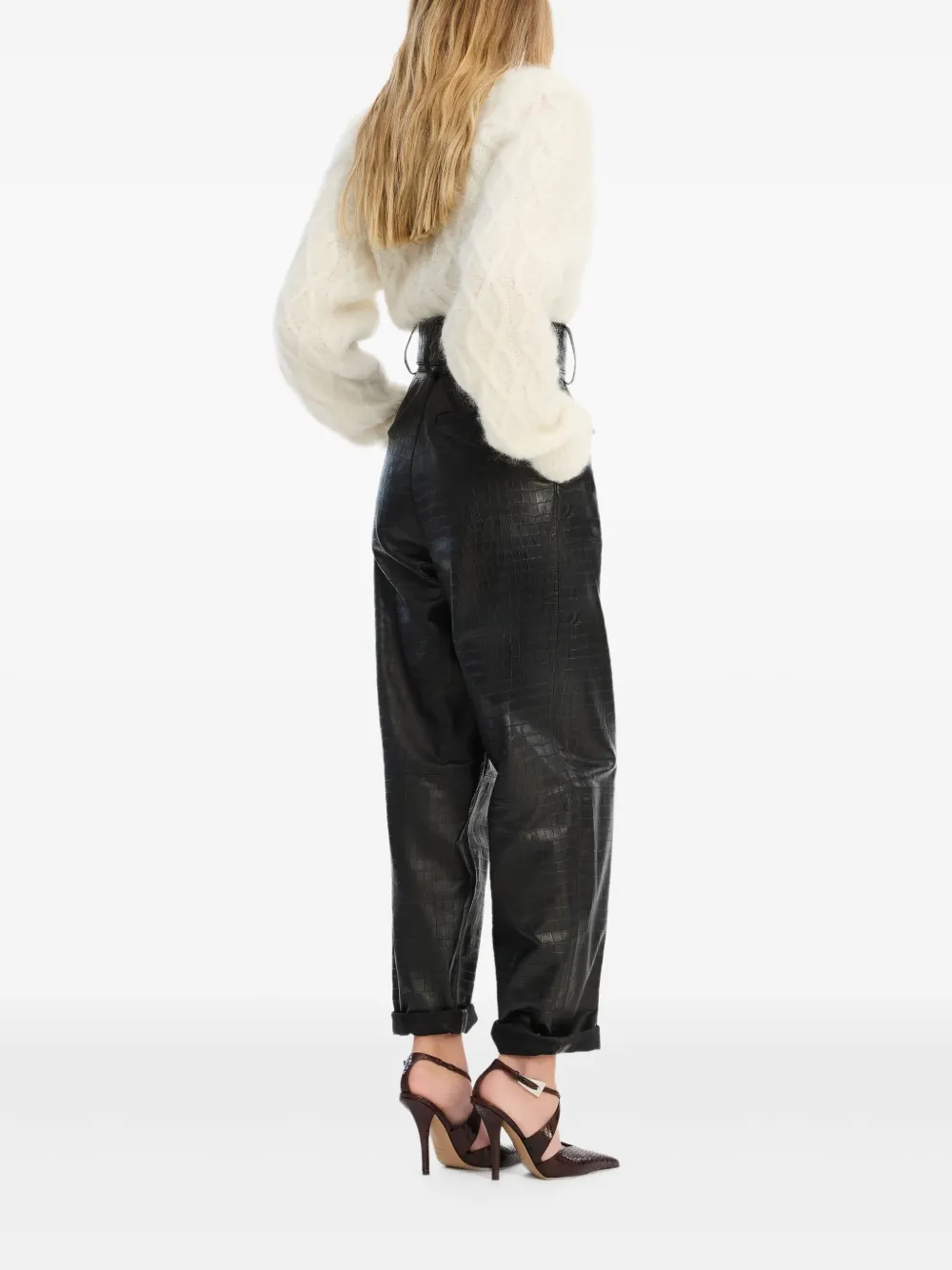 Rotate Birger Christensen V-neck Cardigan In White
