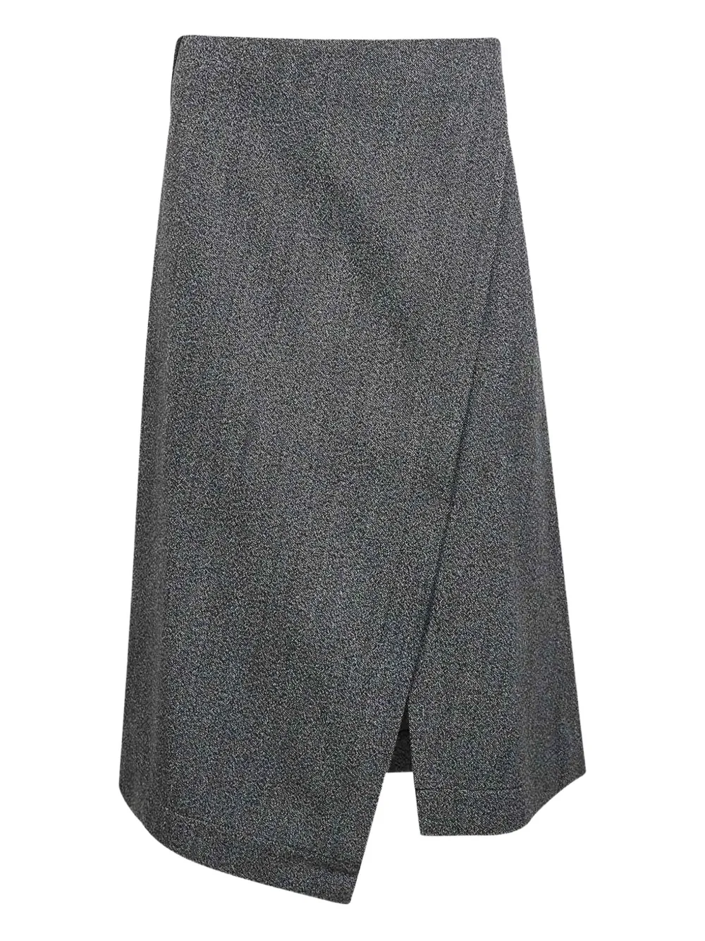 Studio Nicholson asymmetric wrap skirt | Grey | Image 1