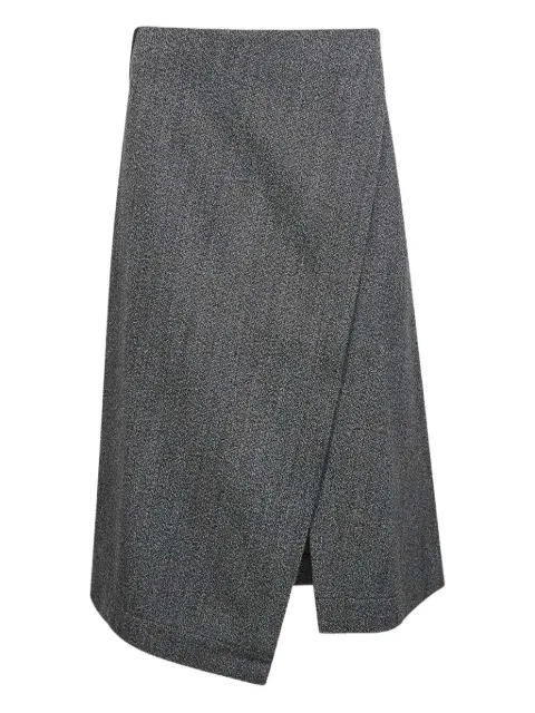 Studio Nicholson asymmetric wrap skirt