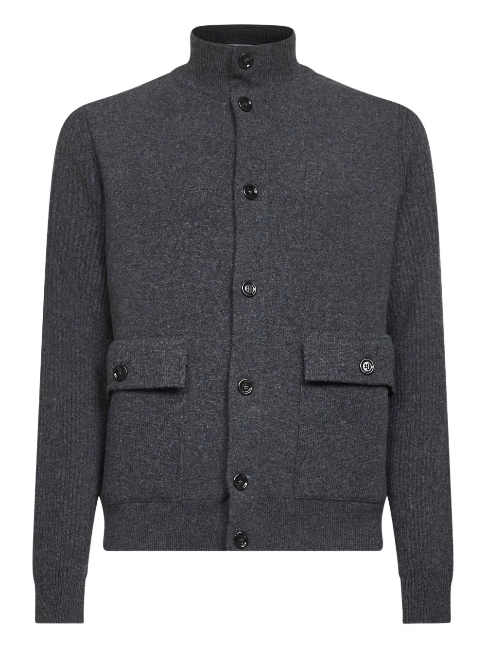 Lardini wool blend shirt jacket | Grey | Image 1