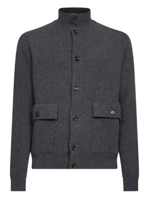 Lardini wool blend shirt jacket