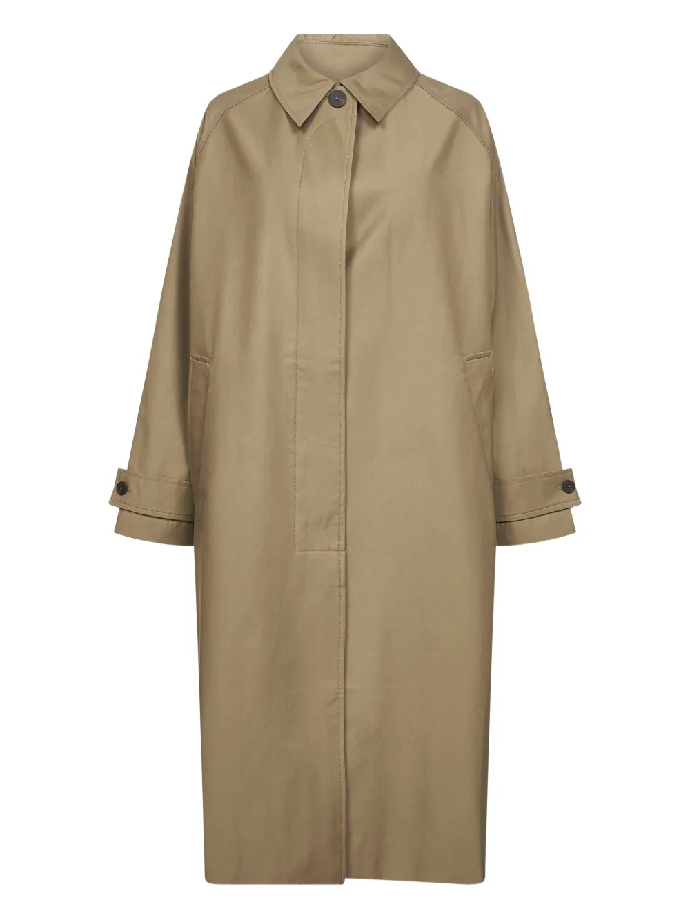 Studio Nicholson buttoned cotton-blend coat | Neutrals | Image 1