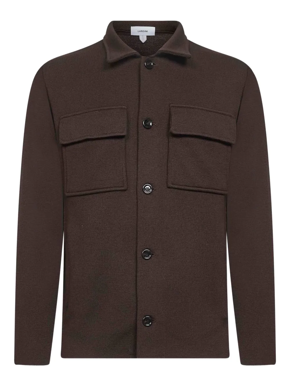 Lardini virgin wool shirt jacket | Brown | Image 1