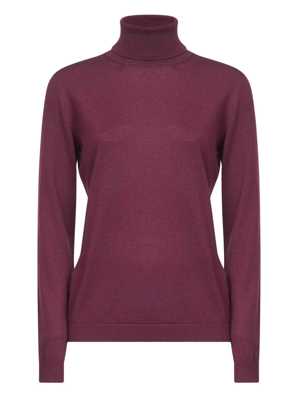 Blanca Vita turtleneck ribbed knitwear | Purple | Image 1