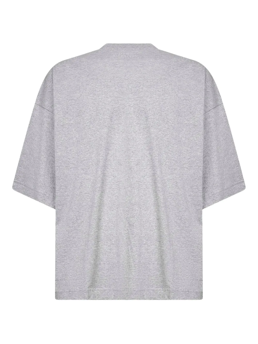 Studio Nicholson Piu ribbed short-sleeve t-shirt - Grijs