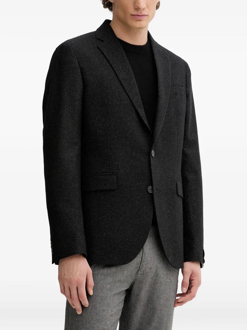 Marc O'Polo button single-breasted blazer | Black | Image 1