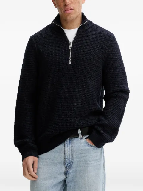 Marc O'Polo zip textured sweater
