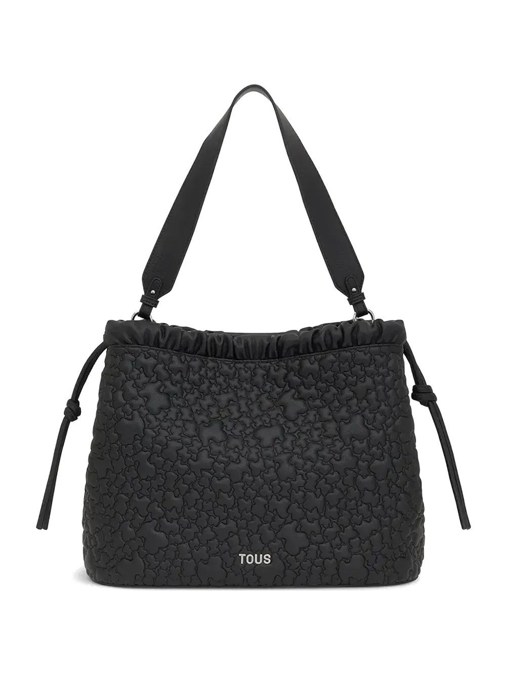 TOUS Borsa a spalla Puffy Bear grande - Nero