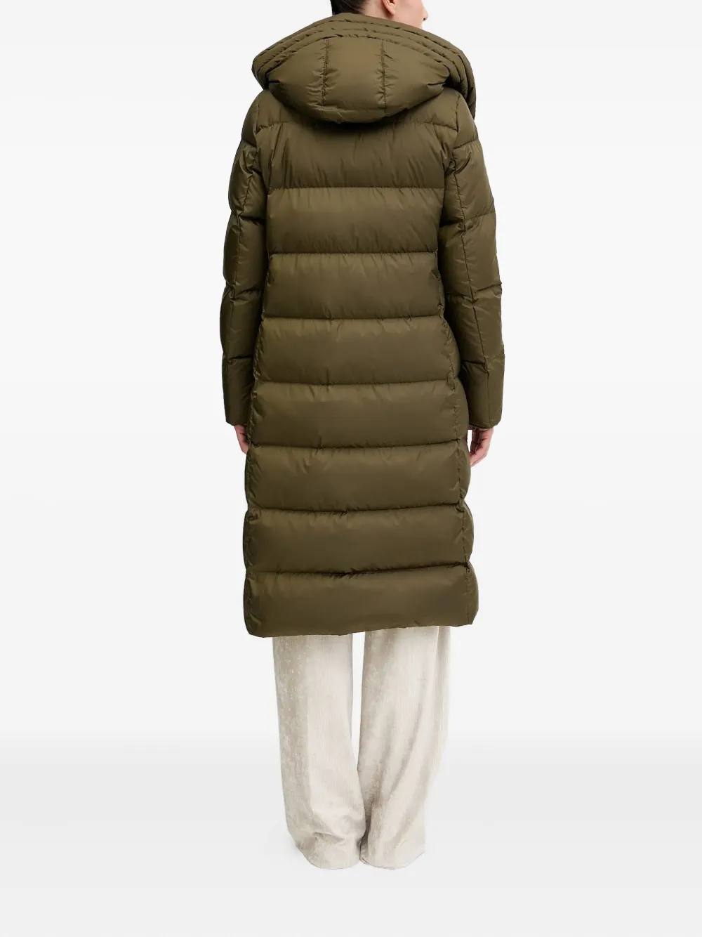 Marc O'polo Hooded Padded Coat In Green
