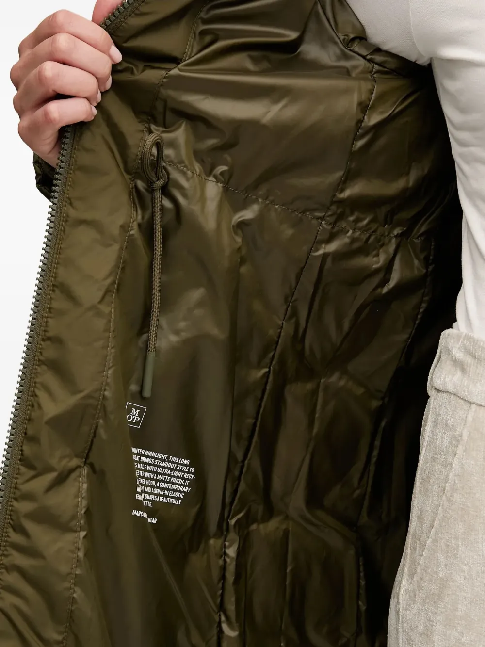 Marc O'Polo Gewatteerde jas Groen