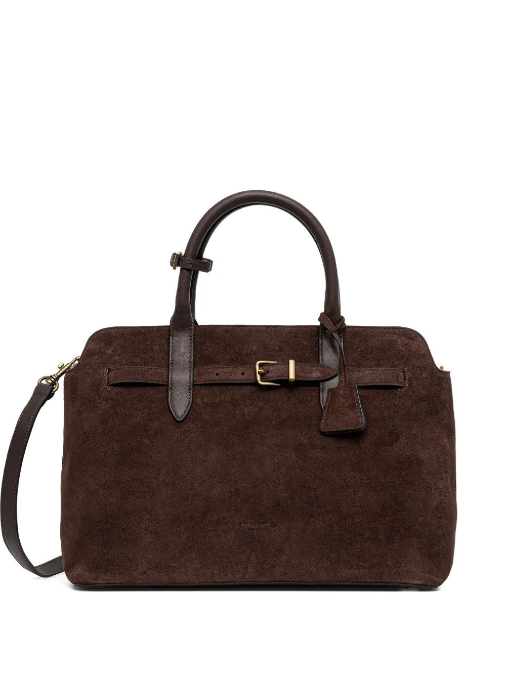 Marc O'Polo medium buckle-detail tote bag | Brown | Image 1