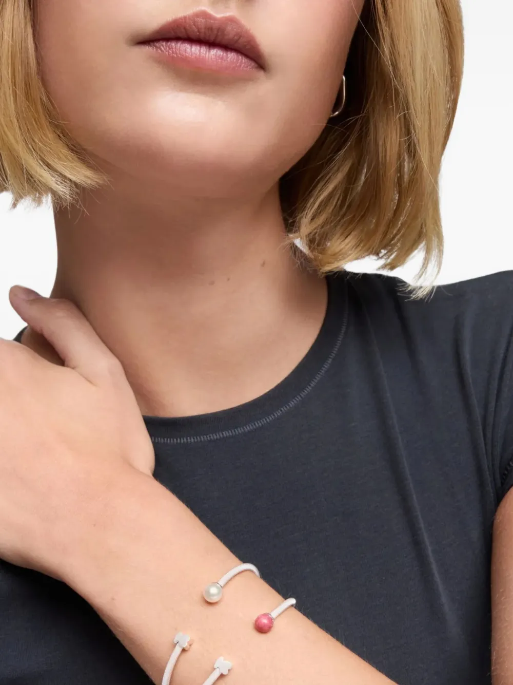 Tous Icon Mesh Bracelet In Metallic