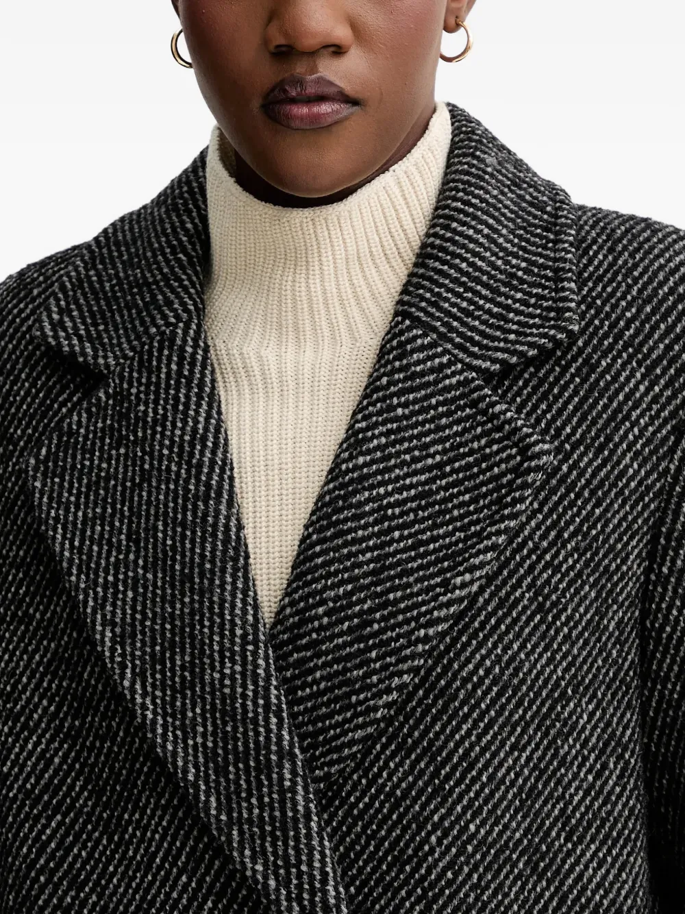 Marc O'polo Double-breasted Blazer In Gray