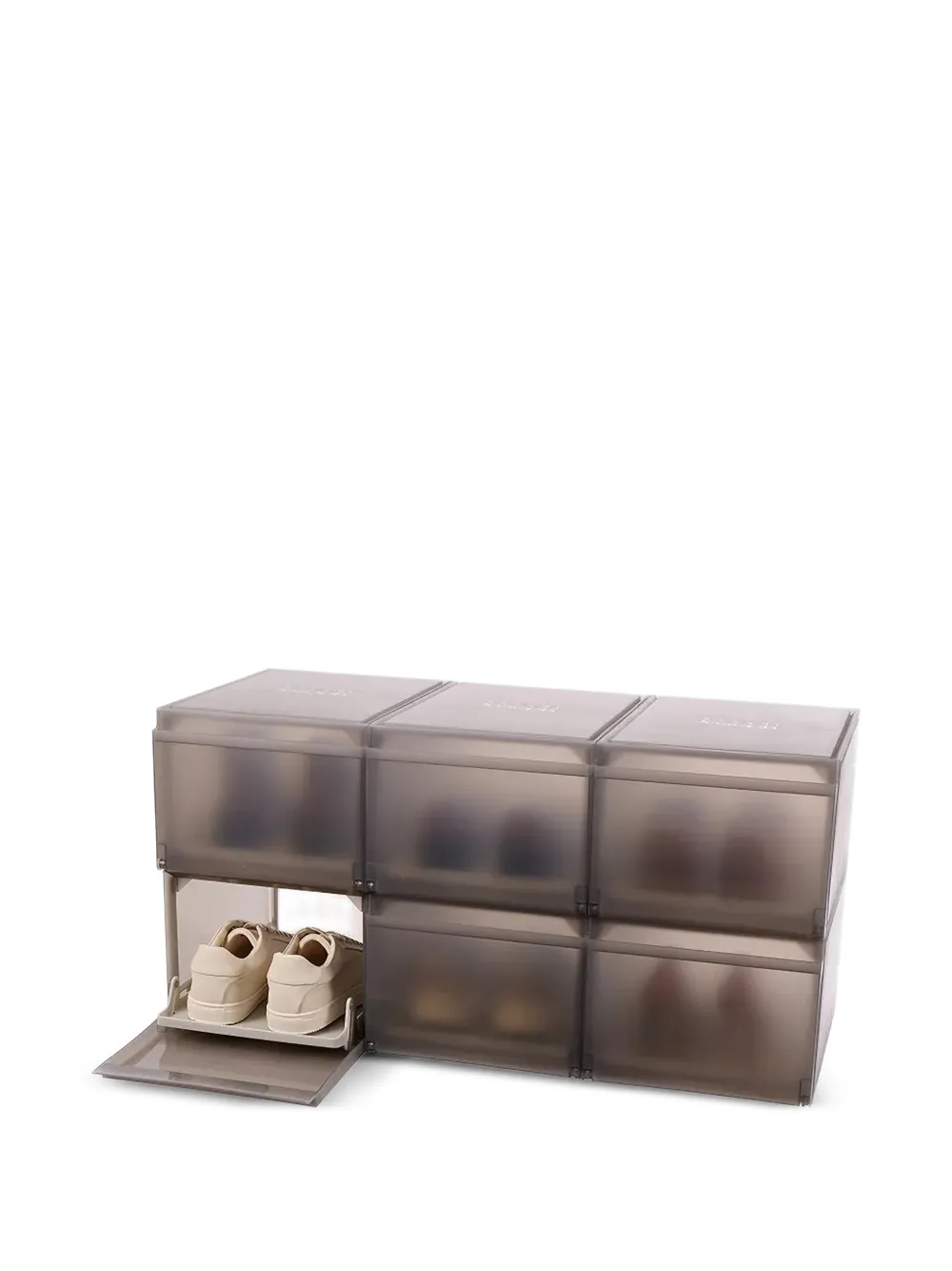  Joseph Joseph Shoe Storage Box (set Of Six) - Grey 
