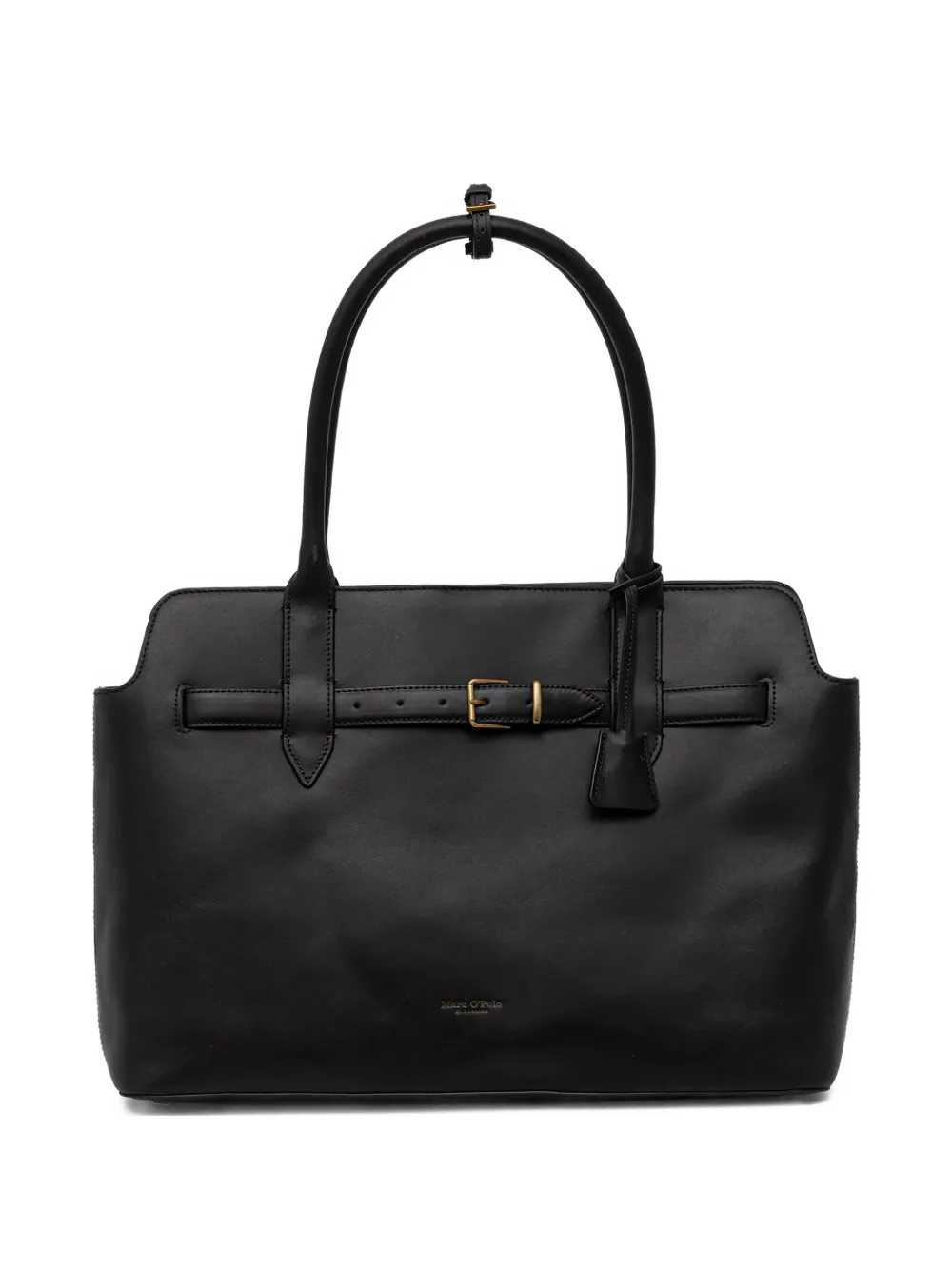 Marc O'Polo large buckle-strap tote bag | Black | Image 1