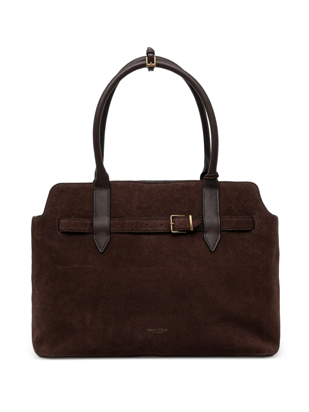 Marc O'Polo large buckle-strap tote bag | Brown | Image 1