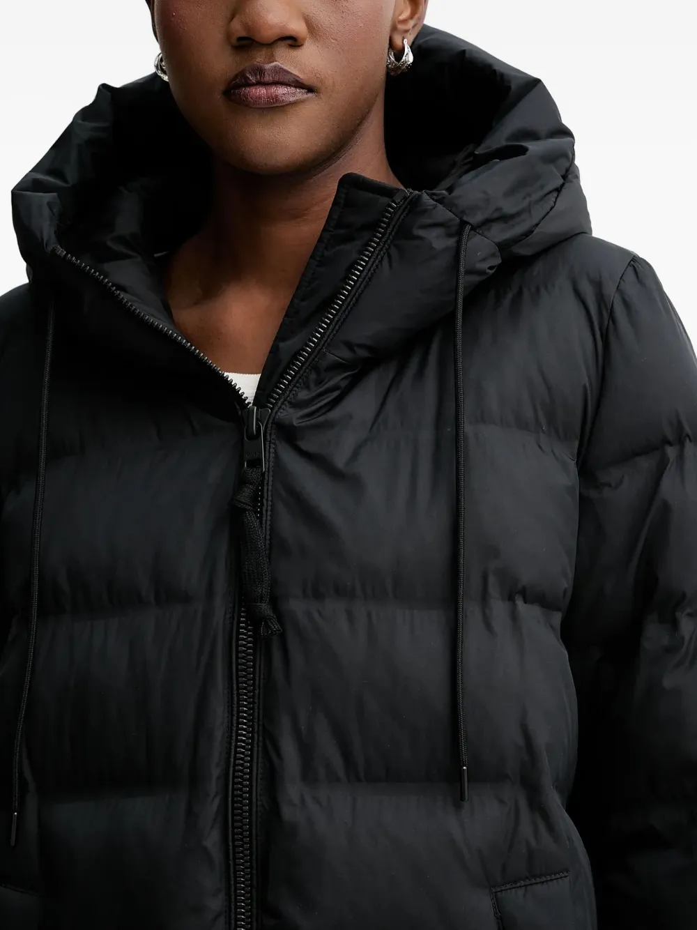 Marc O'polo Hooded Padded Coat In Black