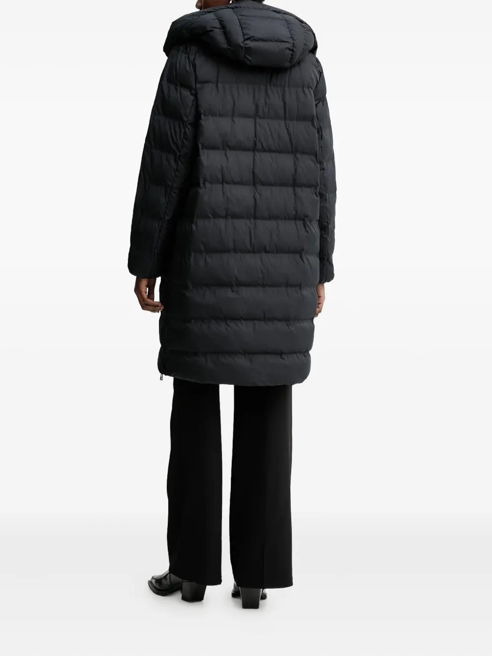 Marc O'polo Hooded Padded Coat In Black
