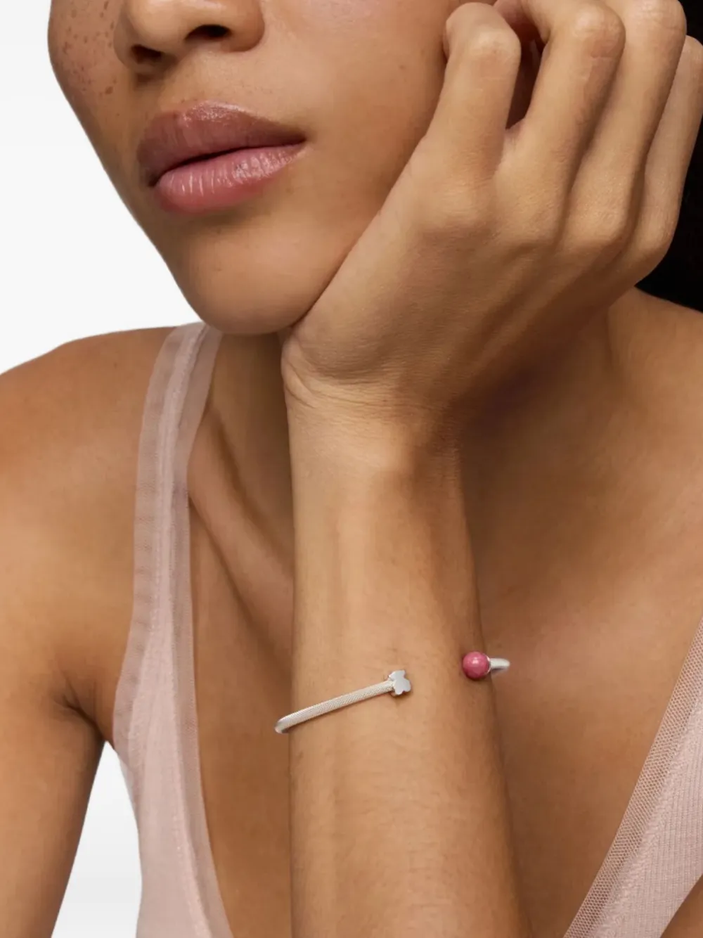 Tous Icon Mesh Bracelet In Metallic