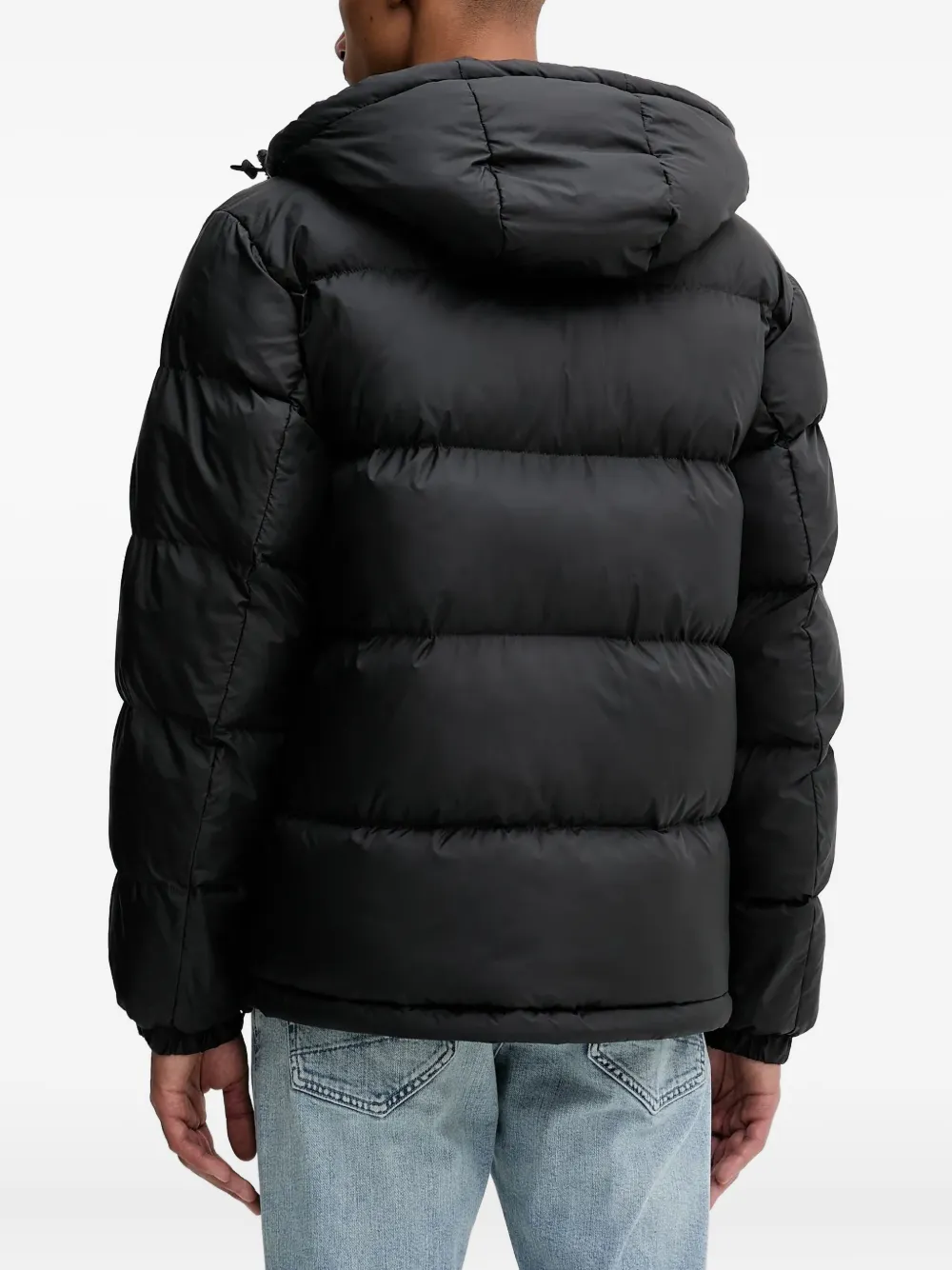 Marc O'polo Zip-fastening Hooded Jacket In Black