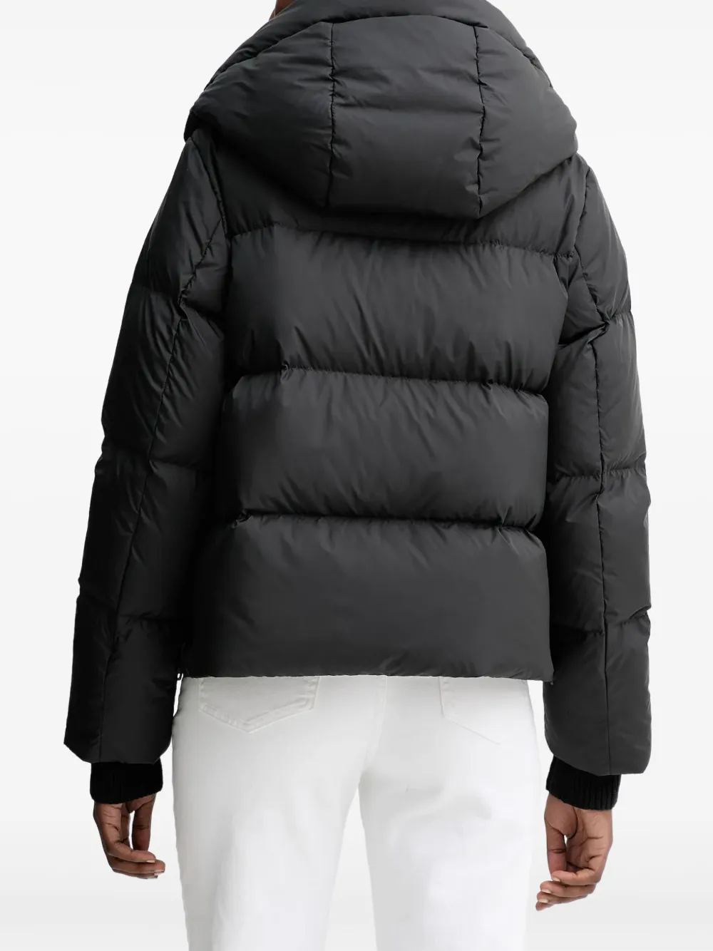 Marc O'Polo Donsjack met capuchon Zwart