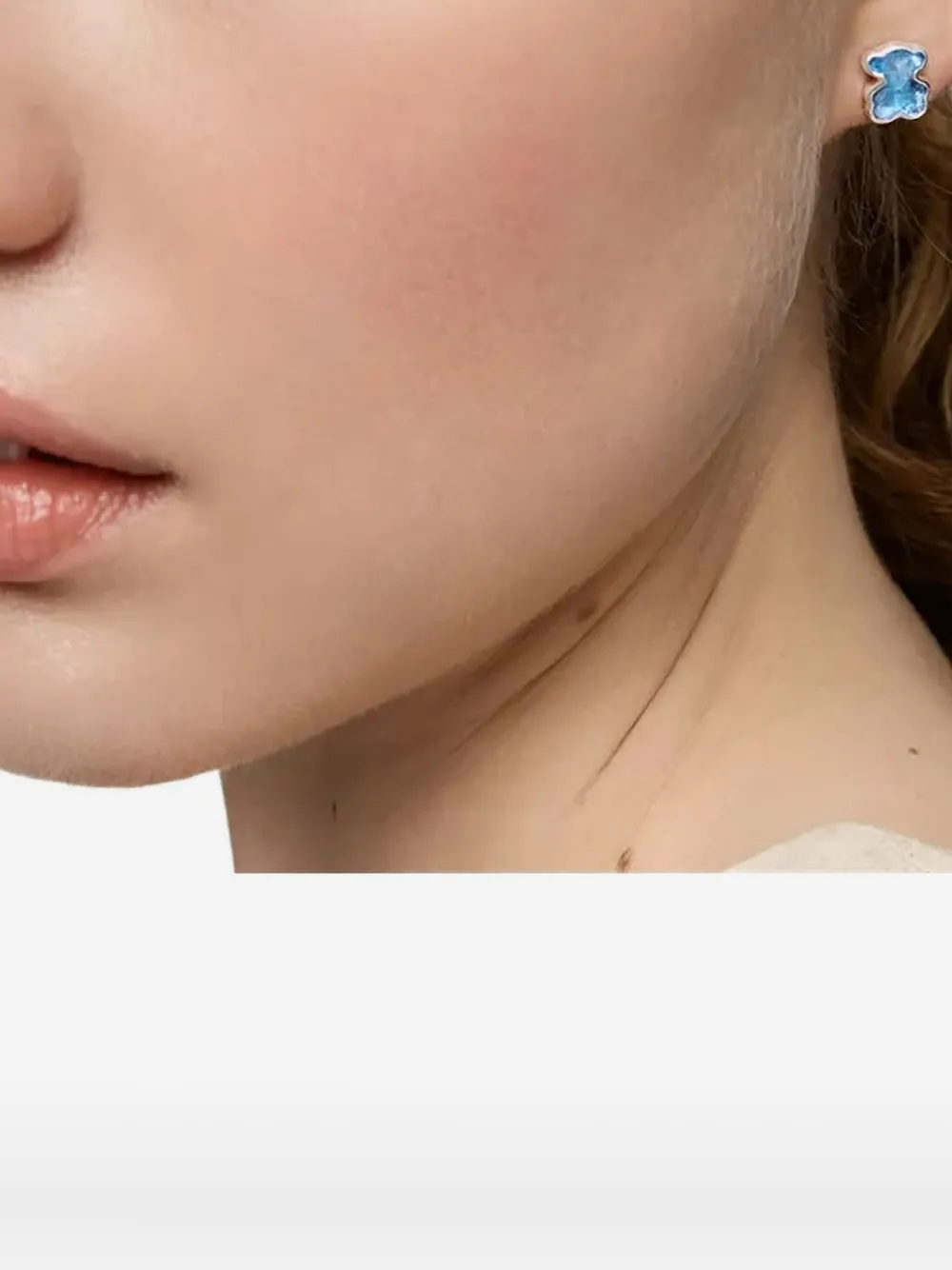 Tous Bear-shaped Stud Earrings In Blue