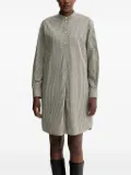 Marc O'Polo mini-checked button-up shirt dress - Green